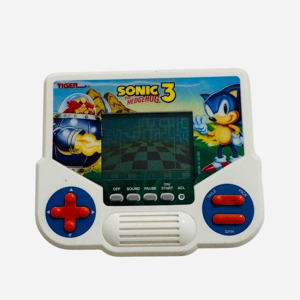 Tiger Electronics Sonic The Hedgehog 3 Handheld LCD Video Game - Tested